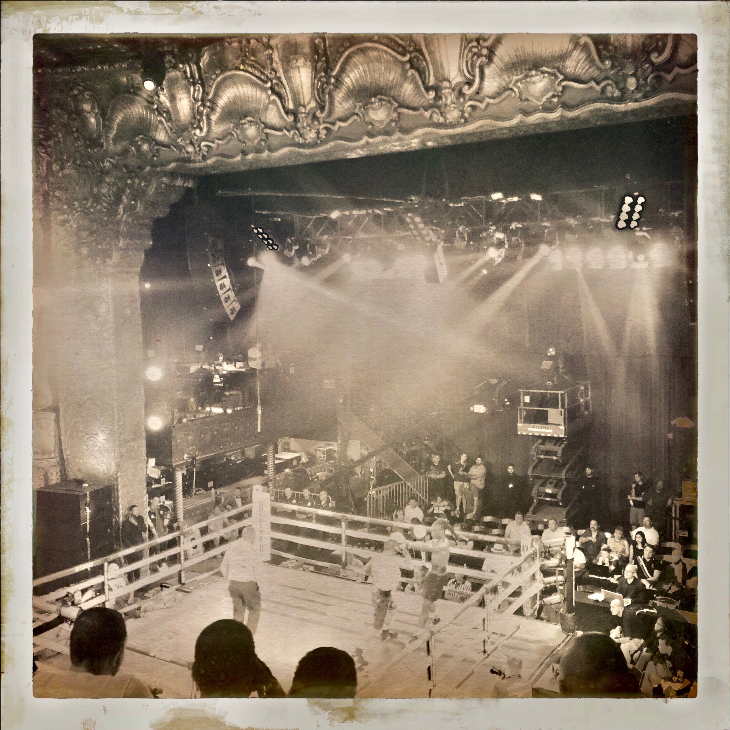 Hipstamatic Boxing, Belasco Theater, Los Angeles, 9-5-19