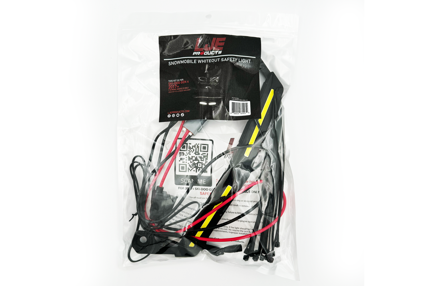 WHITEOUT LED SAFETY LIGHT FOR 2017+ SKI-DOO GEN 4 NARROWBODY 2
