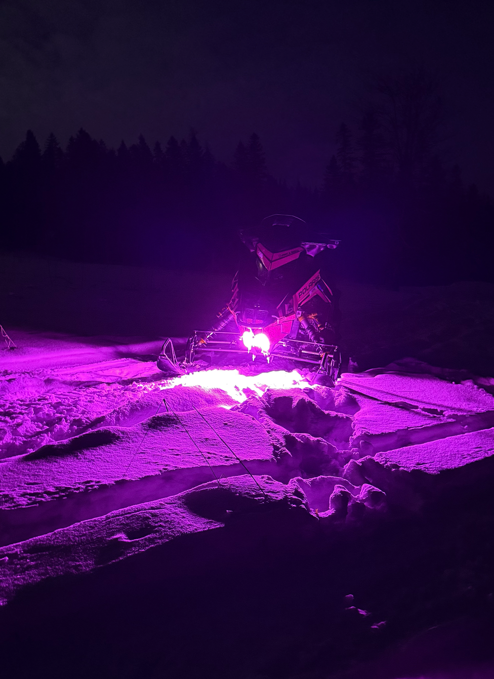 Pink WhiteOut Safety Light for Polaris/Universal - LJE Products