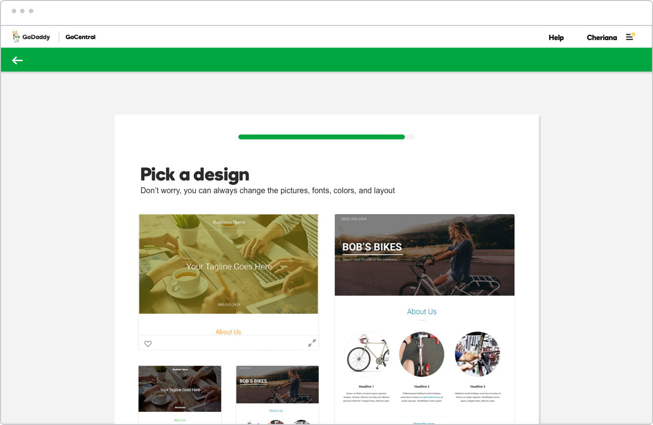Step 3: Choose a design