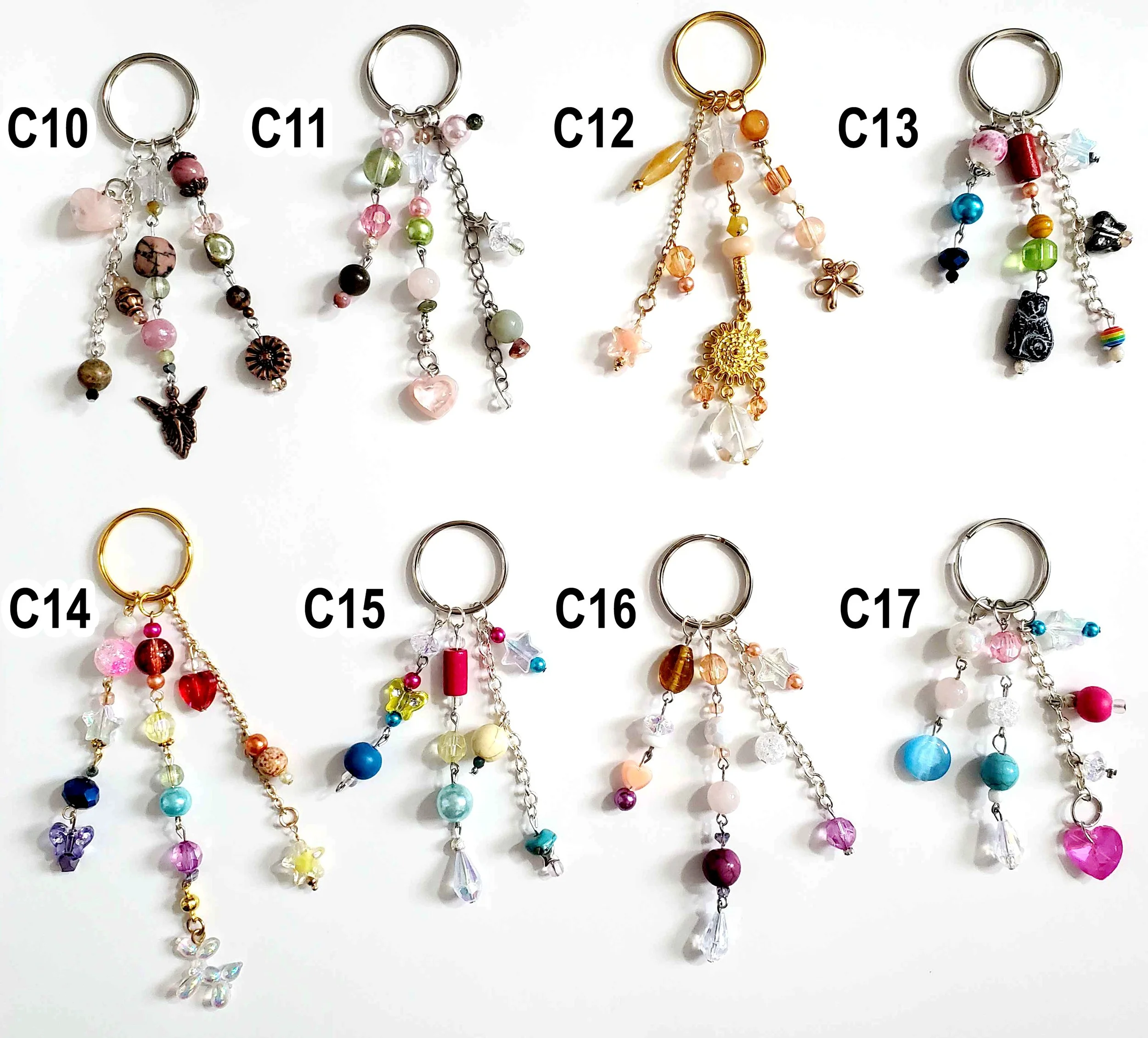 Cluster & Phone Charm Keychains (Handmade ) — SamBeAwesome