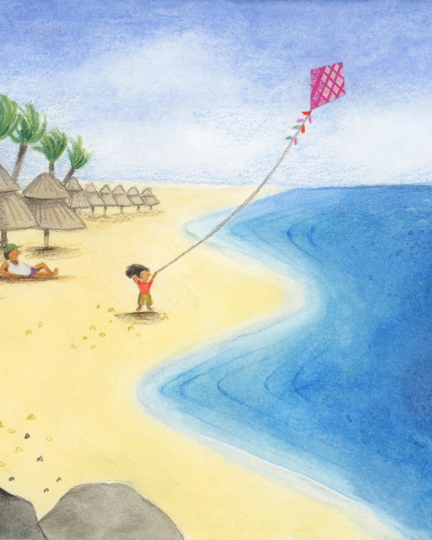 Dans l'infolettre du mois de mars-L'excentricit&eacute; &agrave; son meilleur, portfolio et carnets de voyage. Lien dans la bio.
.
.
.
#sketchbook #carnetdevoyage #newsletter #beachdrawing