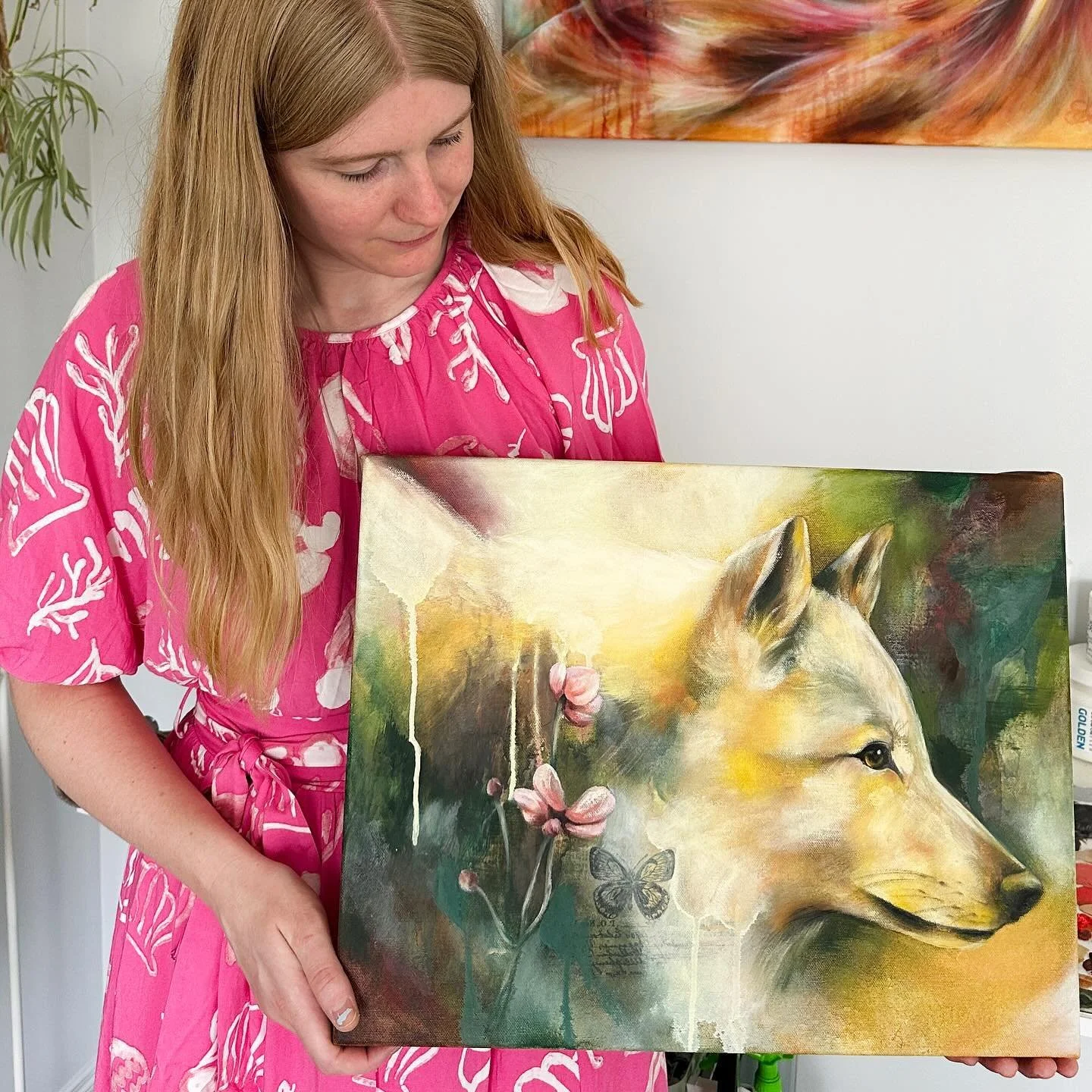 &ldquo;The Light Within You&rdquo; oil painting on 14x18inch canvas. I focused on just leaving brushstrokes instead of blending them out like I normally do. This is one of the techniques I&rsquo;ve been working on to become more loose and expressive 