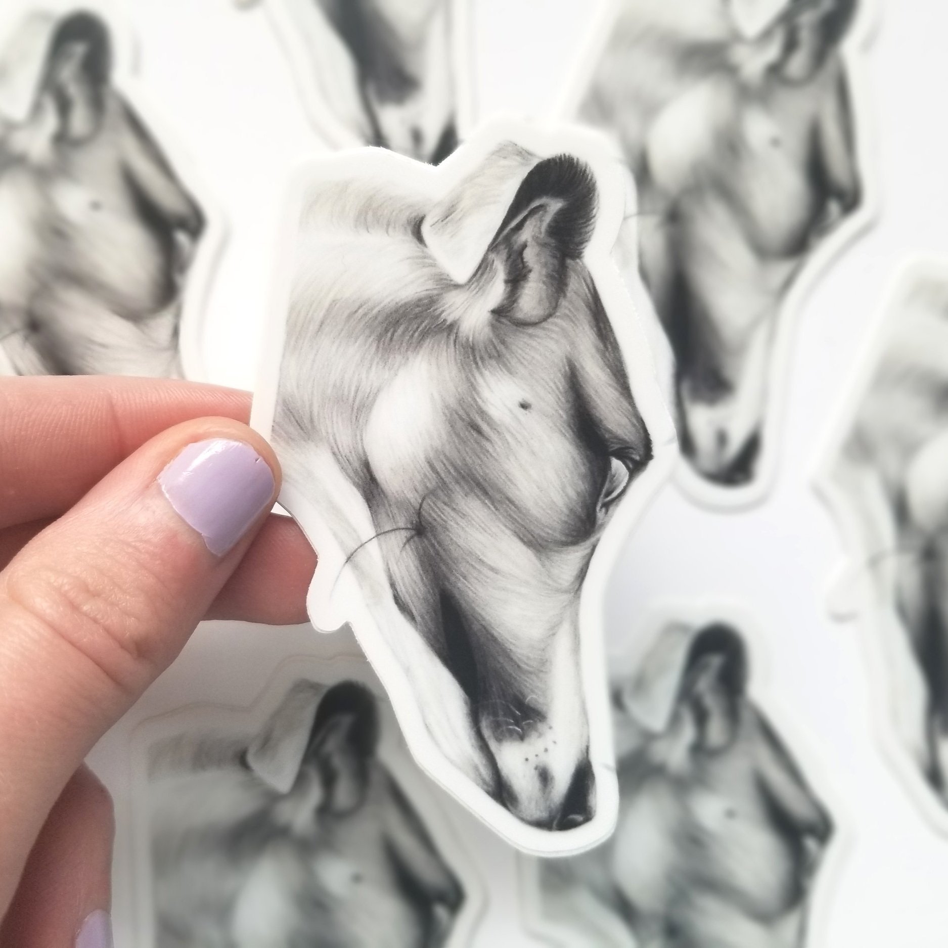 Greyhound Vinyl Sticker