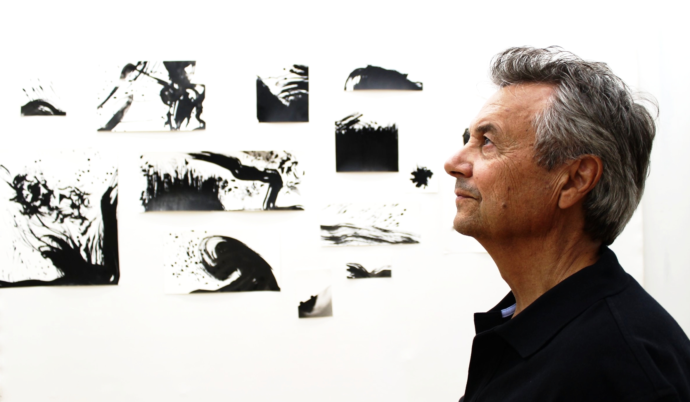 Brian in his studio, 2017