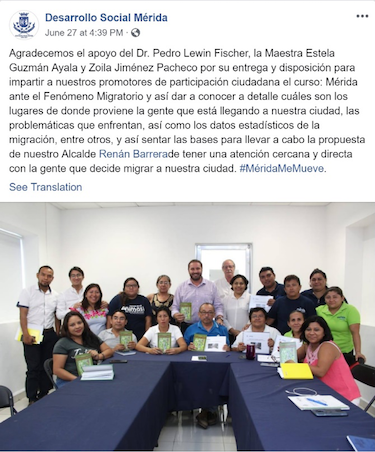 A showcase of one of the social development projects currently being undertaken by the City of Merida