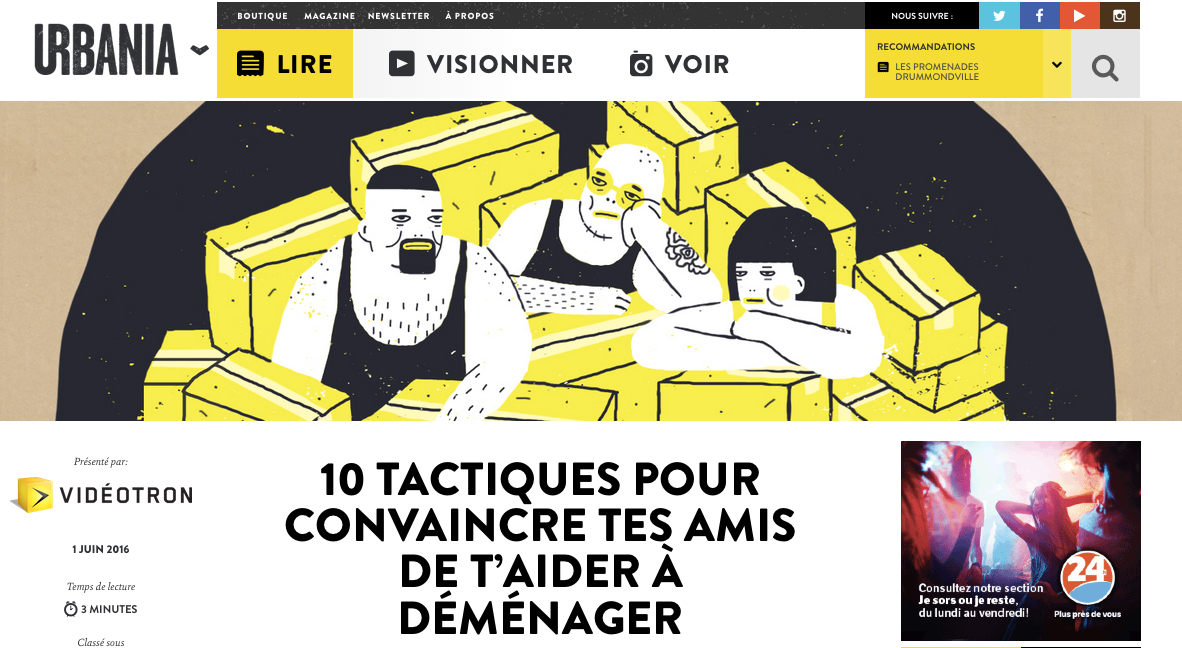 Déménagement