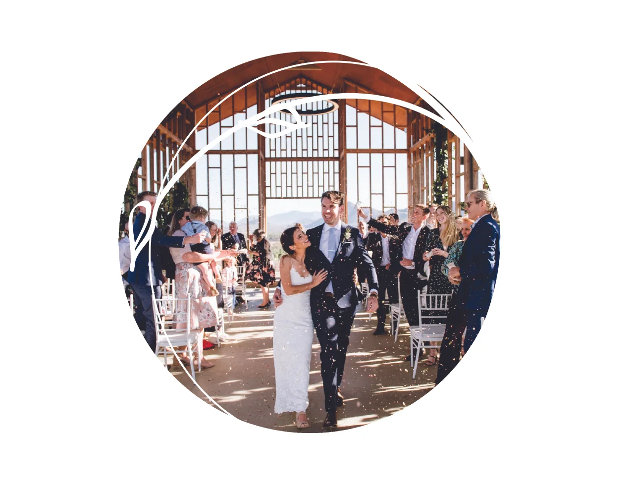 The perfect first impression I am the first person your family and friends will meet on your wedding day. A big smile, warm welcome, and loving vibe always works a treat to warm up your guests for your big arrival.