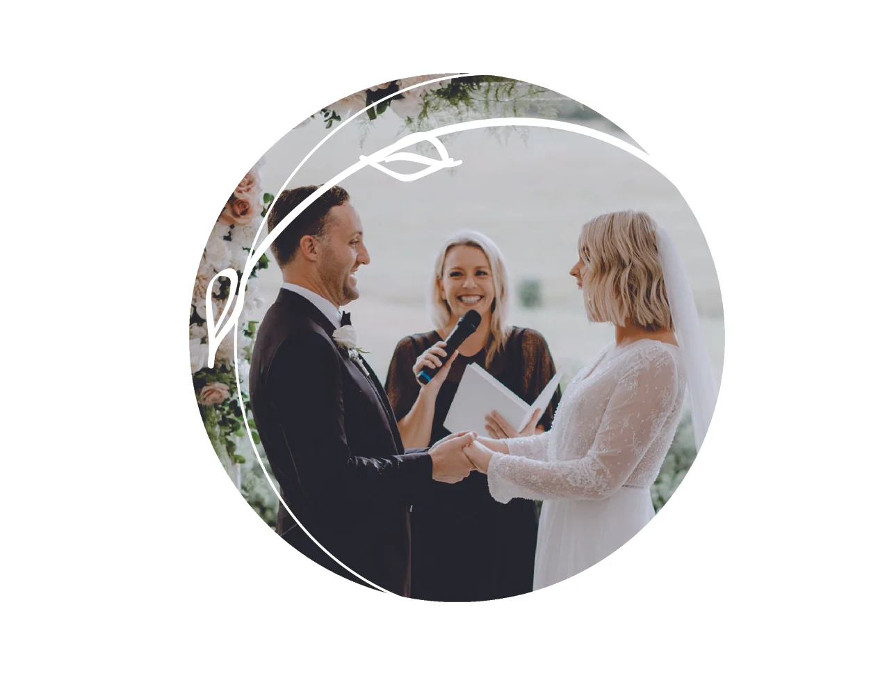 Vows to make you laugh and cry When it comes to your wedding vows, the more personal the better! I help you find the perfect words to say on your big day, and help you really tap into those “feels” to speak from the heart when it matters most.