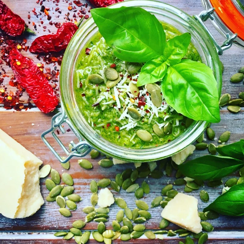 Pumpkin Seed & Basil pesto