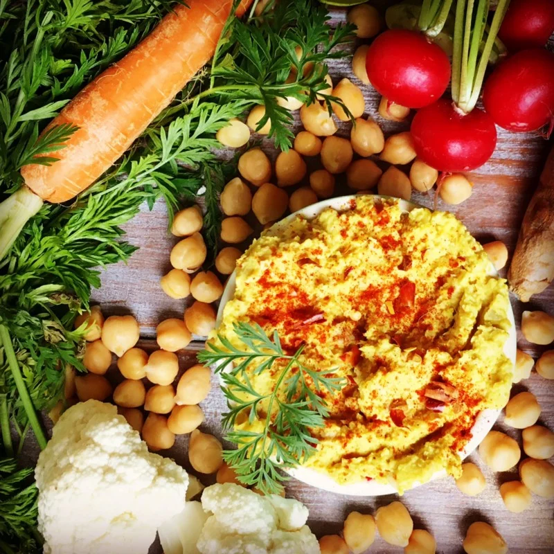 Smokey Roasted Cauliflower & Butter Bean Dip