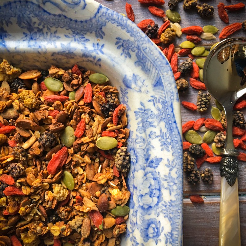 Goji & Mulberry Buckwheat Granola