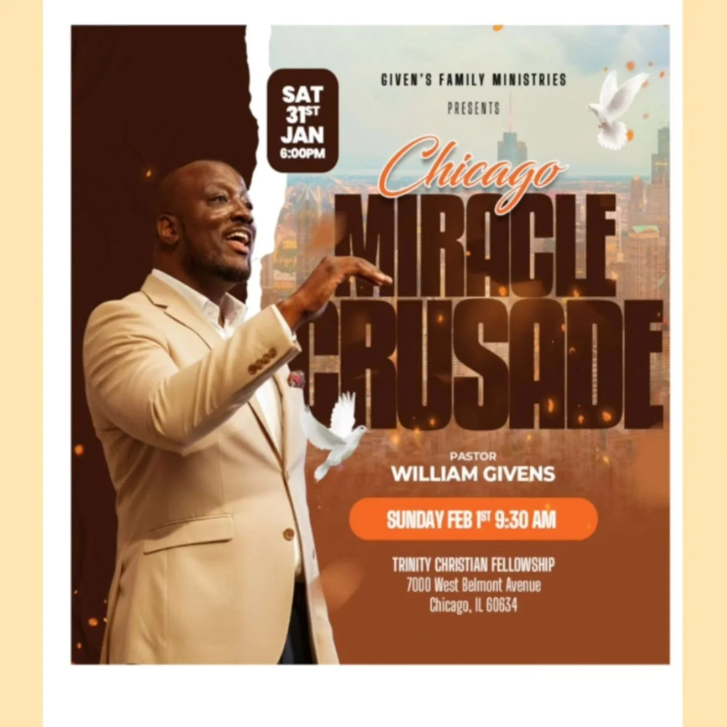 HEALING SERVICE: January 31, 2026 with William Givens