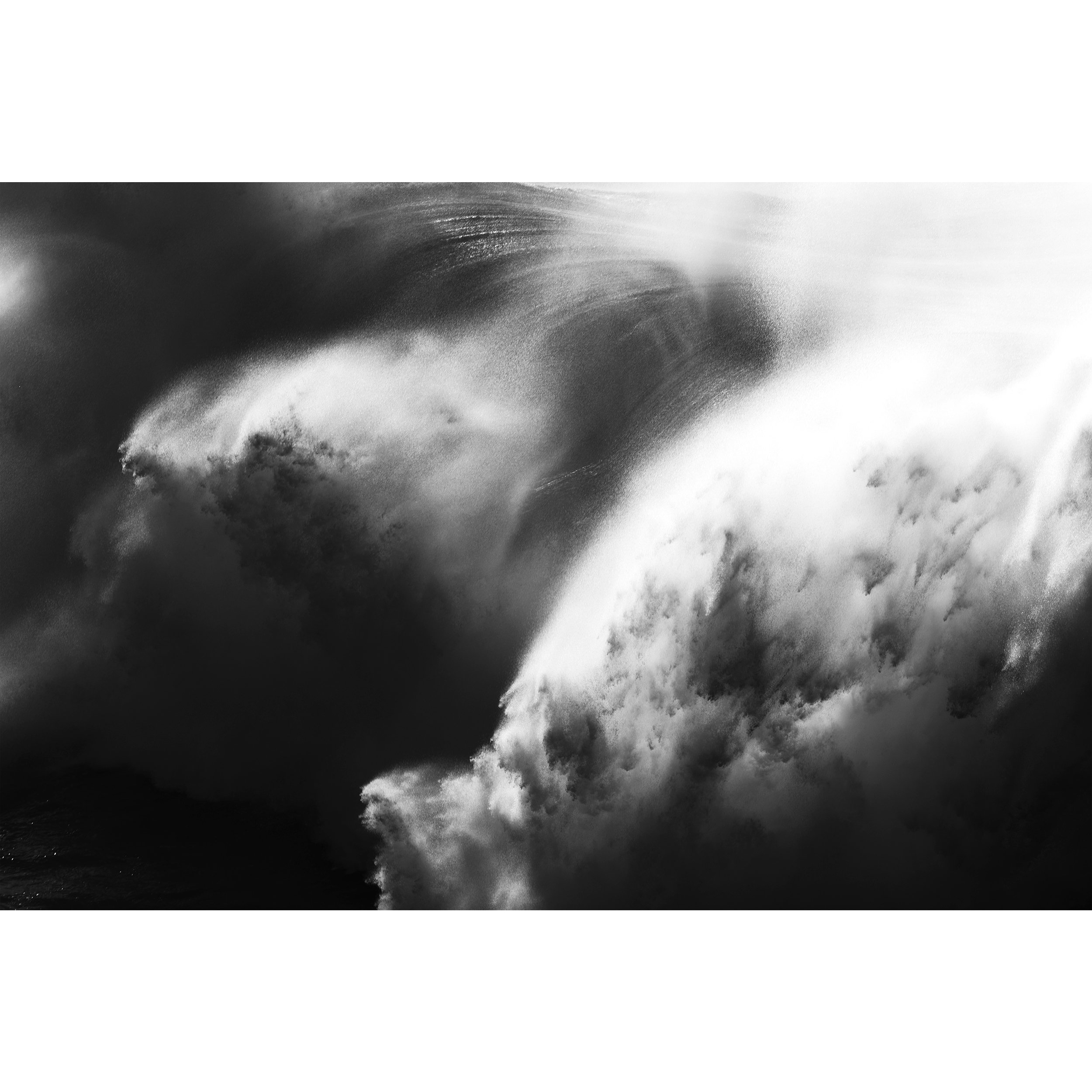 Erebus is a 1 of 10 Limited Edition black and white ocean photograph by Tal Lemmens. Printed on ILFORD Gold Fibre Gloss fine art paper with certificate of authenticity. Global shipping available.