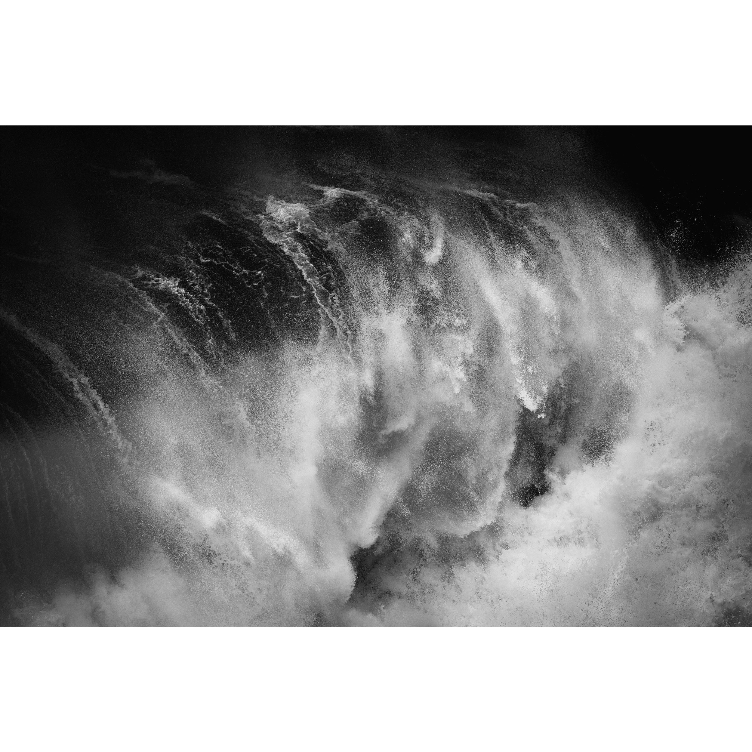 Tempest is a bold black and white ocean photograph by Tal Lemmens. Limited to 10 prints worldwide. Printed on ILFORD Gold Fibre Gloss. Global shipping.