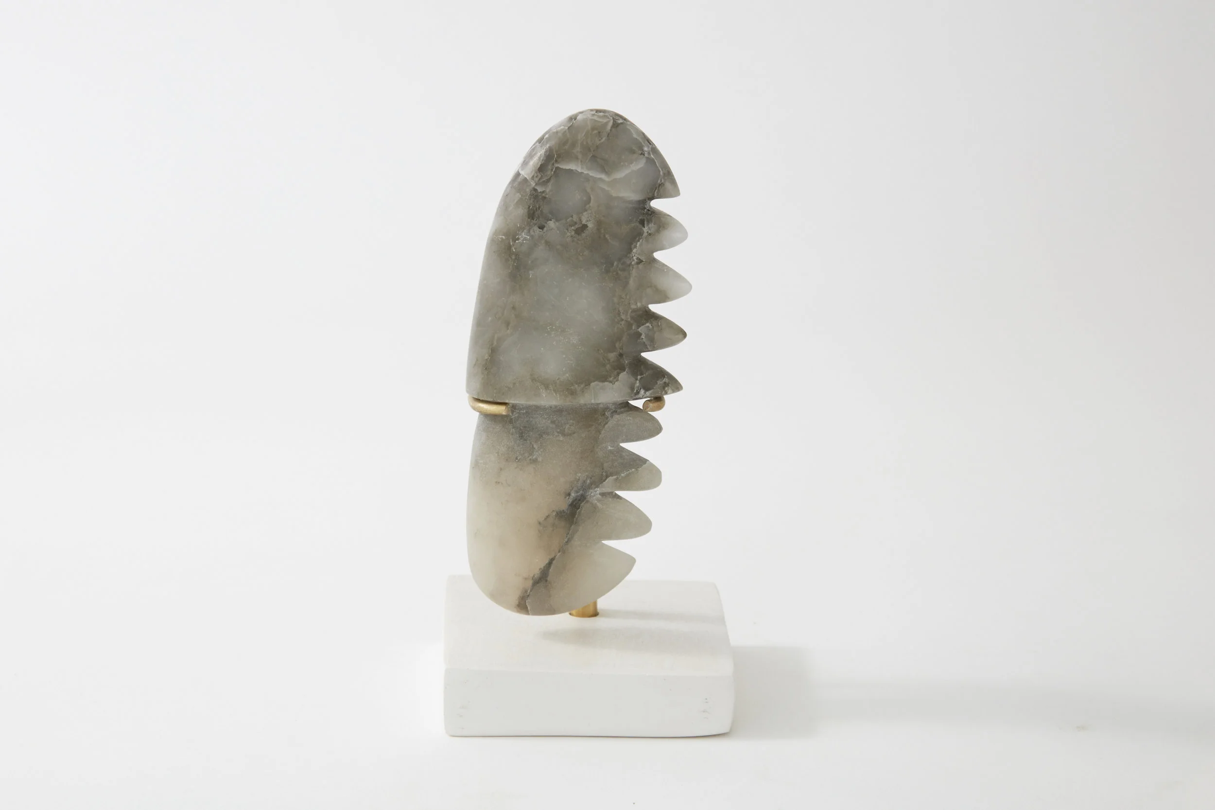 Comb #5, alabaster, 2017