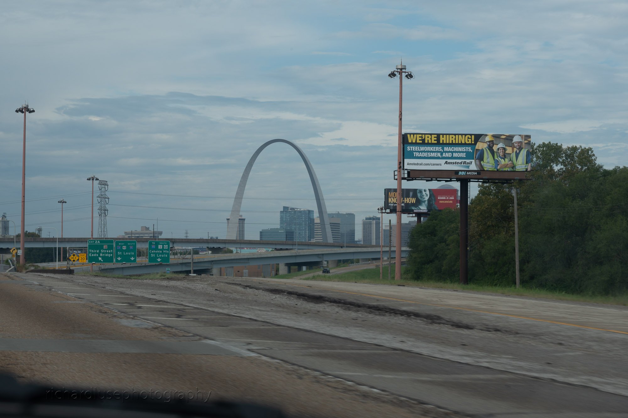 After an overnight in Ohio, on to St louis and heading to OK