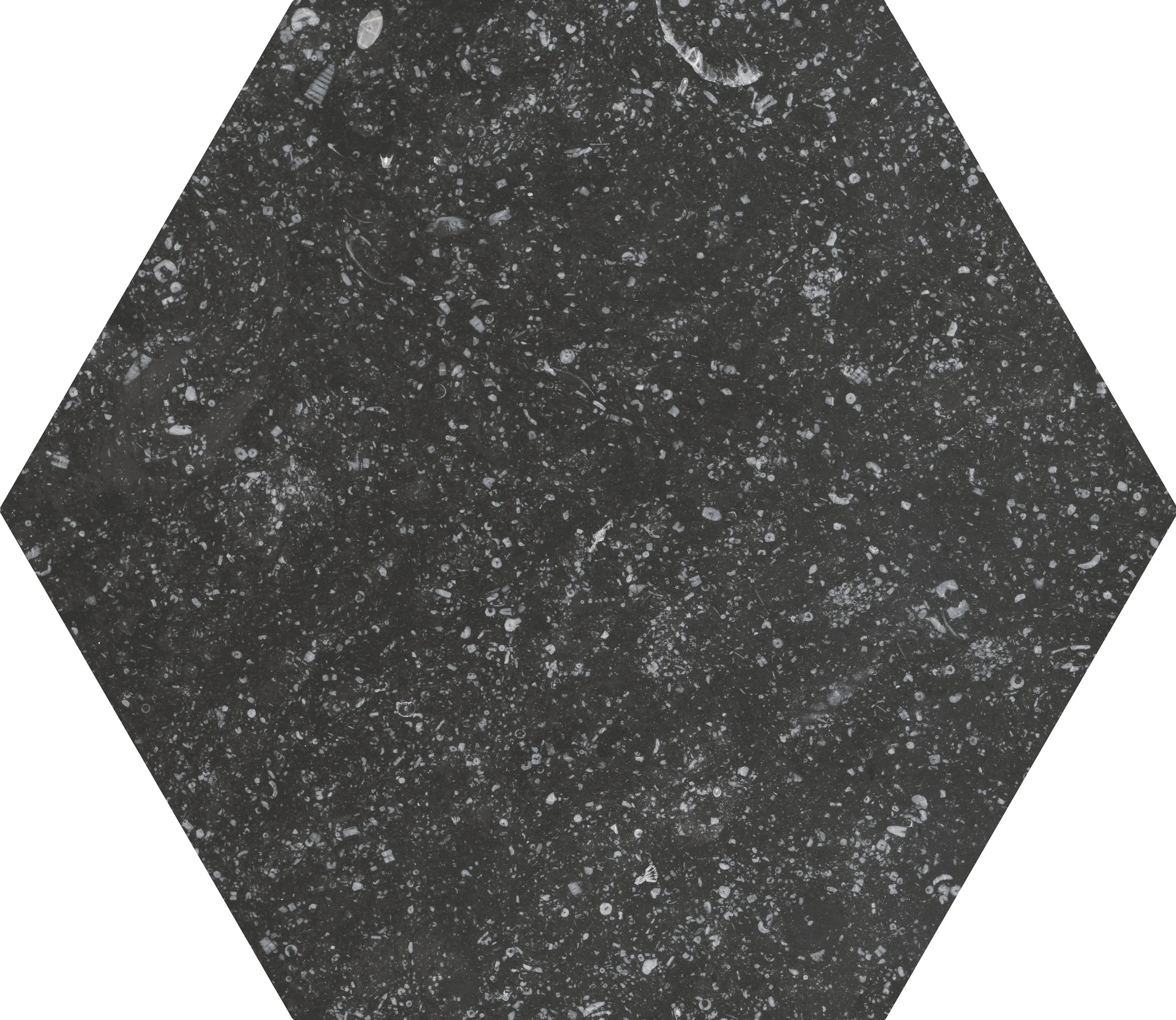 Coralstone Hexagon Black