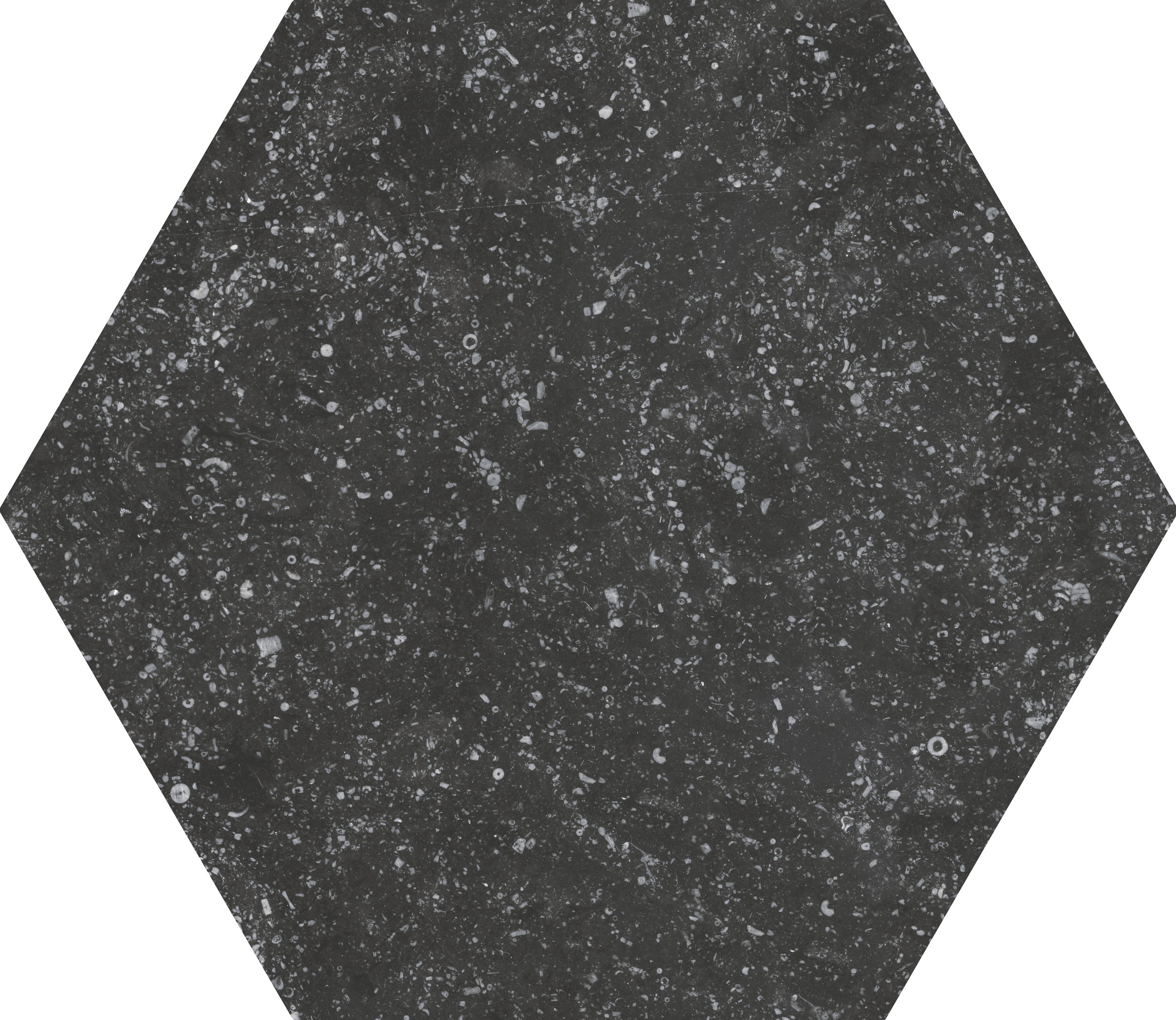 Coralstone Hexagon Black
