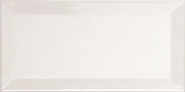 Biselado Blanco Brillo 7.5x15 cm