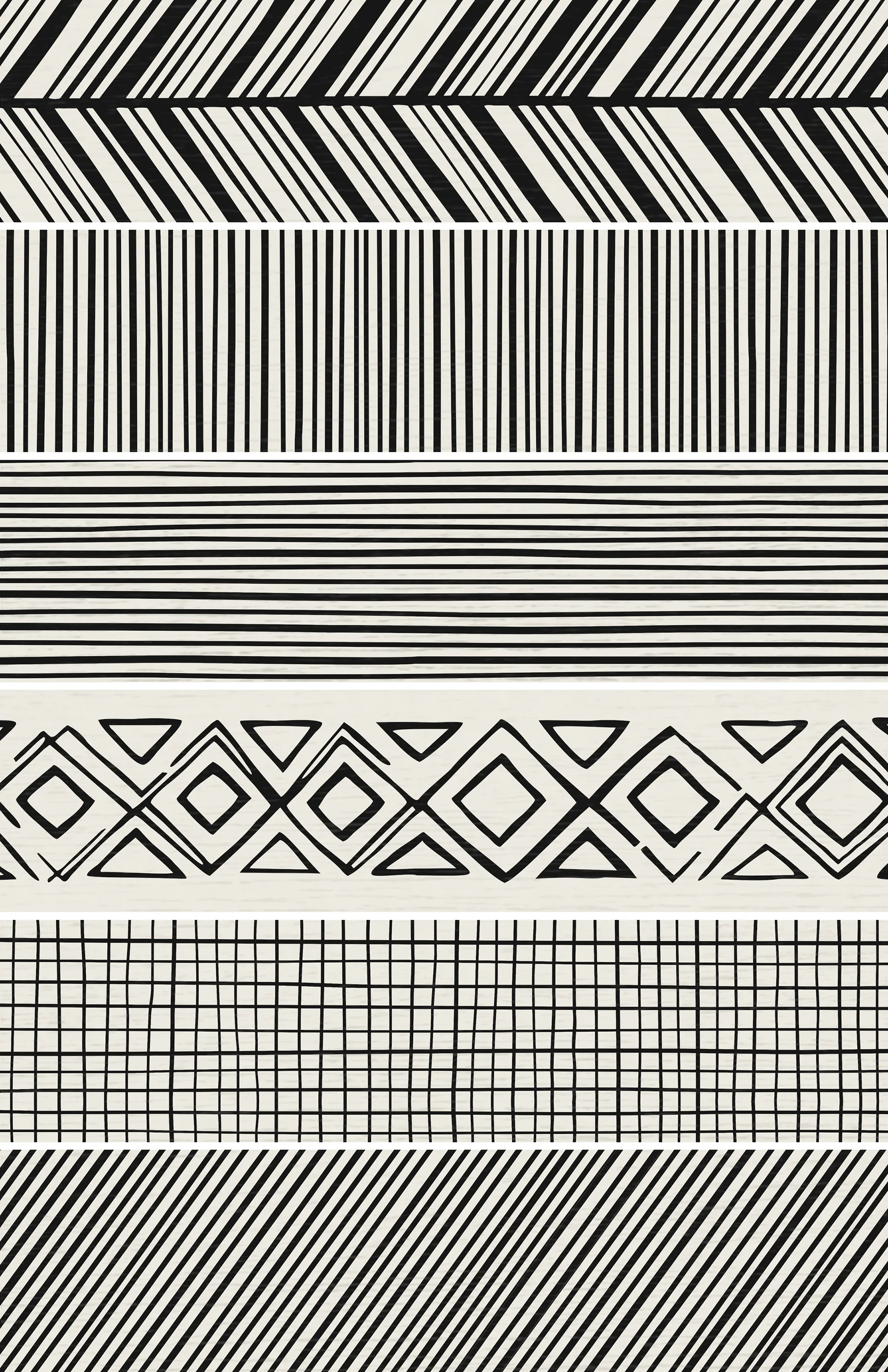 Takenos Picasso Mix White 14.6x59.3 cm Floor & Wall tile/ Porcelain / Matt/ random design