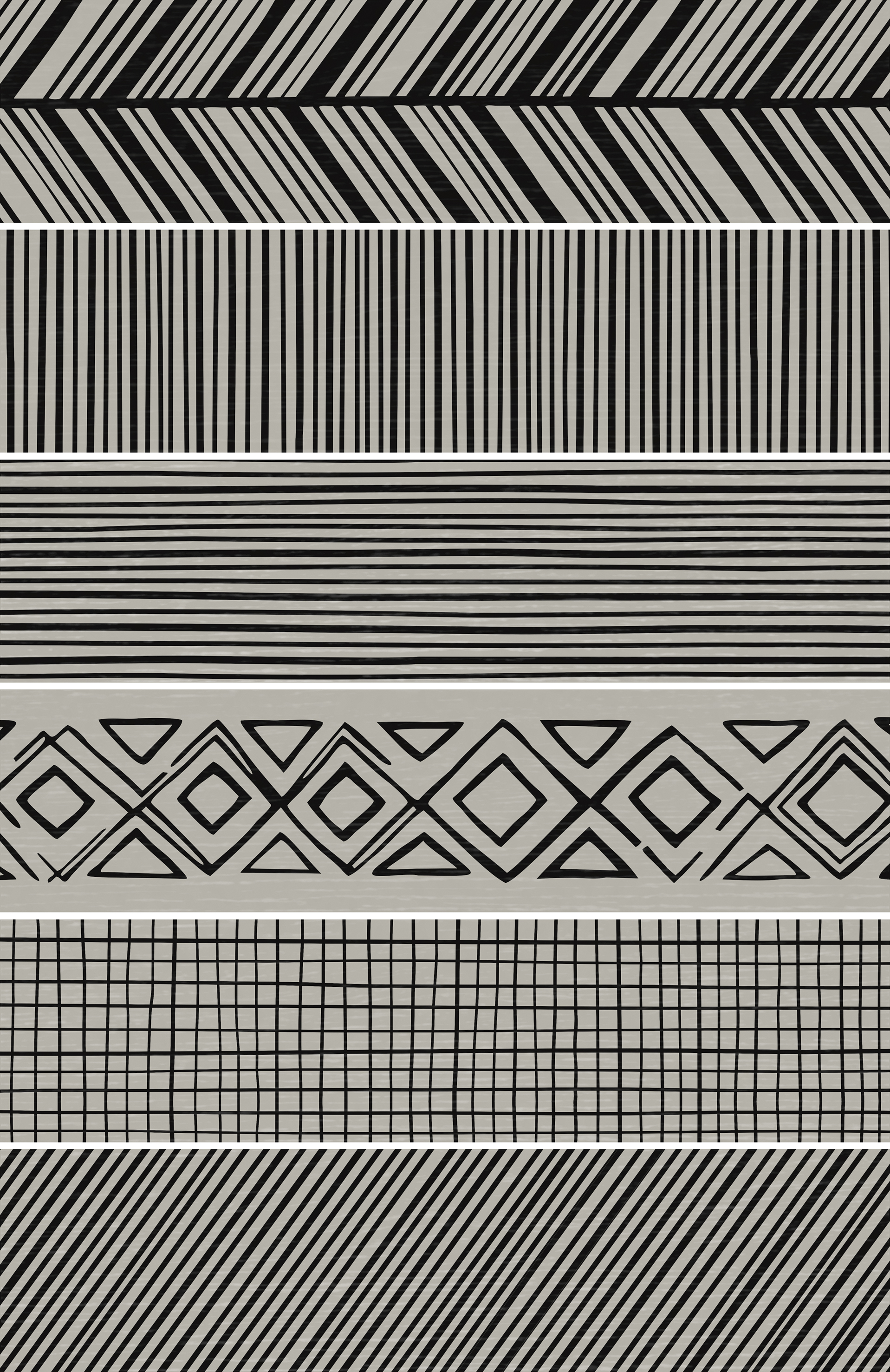 Takenos Picasso Mix Taupe 14.6x59.3 cm Floor & Wall tile/ Porcelain / Matt/ random design