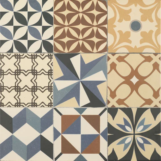 Gaudi Multi 45x45 cm Floor tile/ Porcelain / Matt