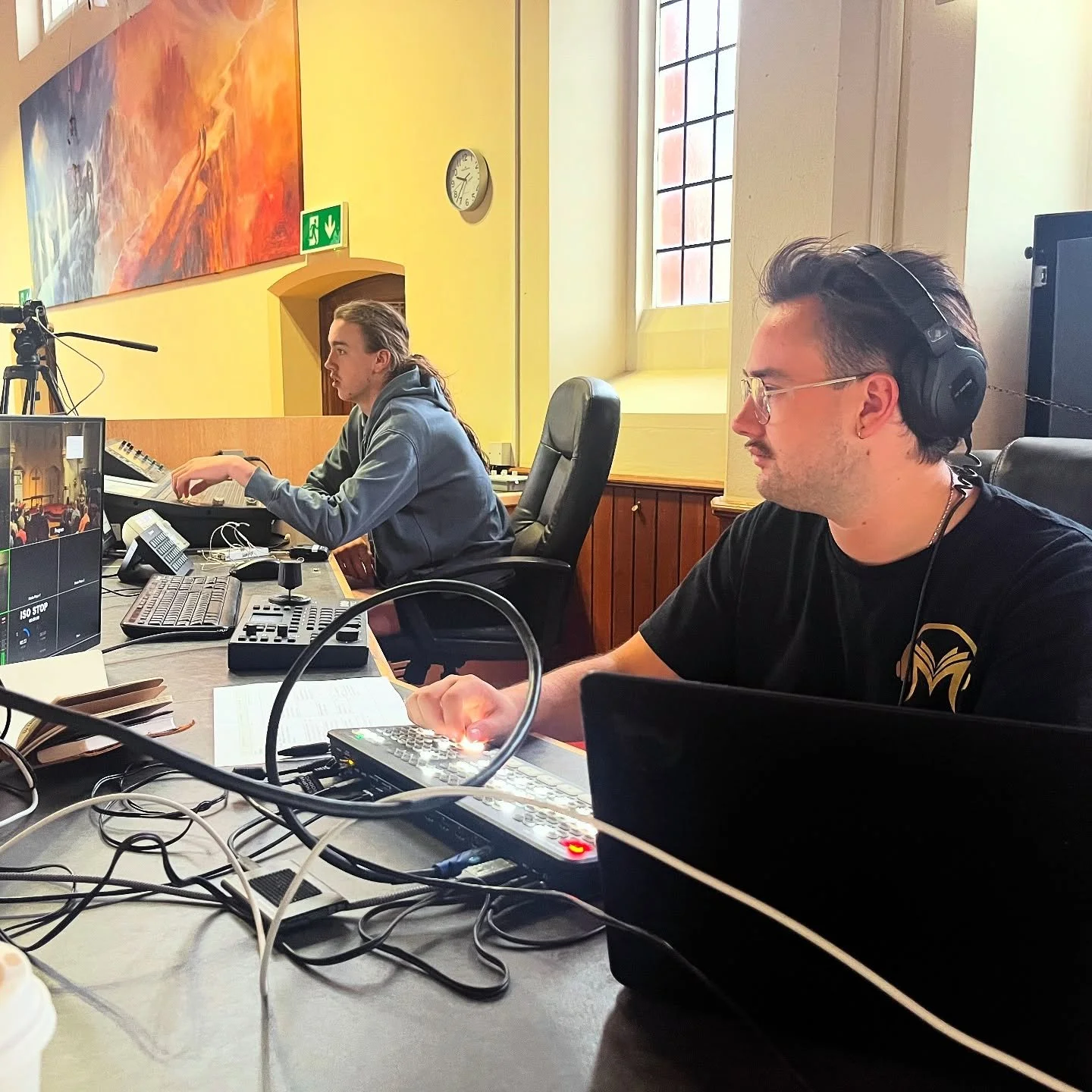 The Monkeynut team live editing a selection of speakers on location yesterday.

We are always humbled and sing Gods praises when we receive our ⭐ ⭐ ⭐ ⭐ ⭐ reviews but it wouldn&rsquo;t be possible without the amazing team. Their gifts and heart for al