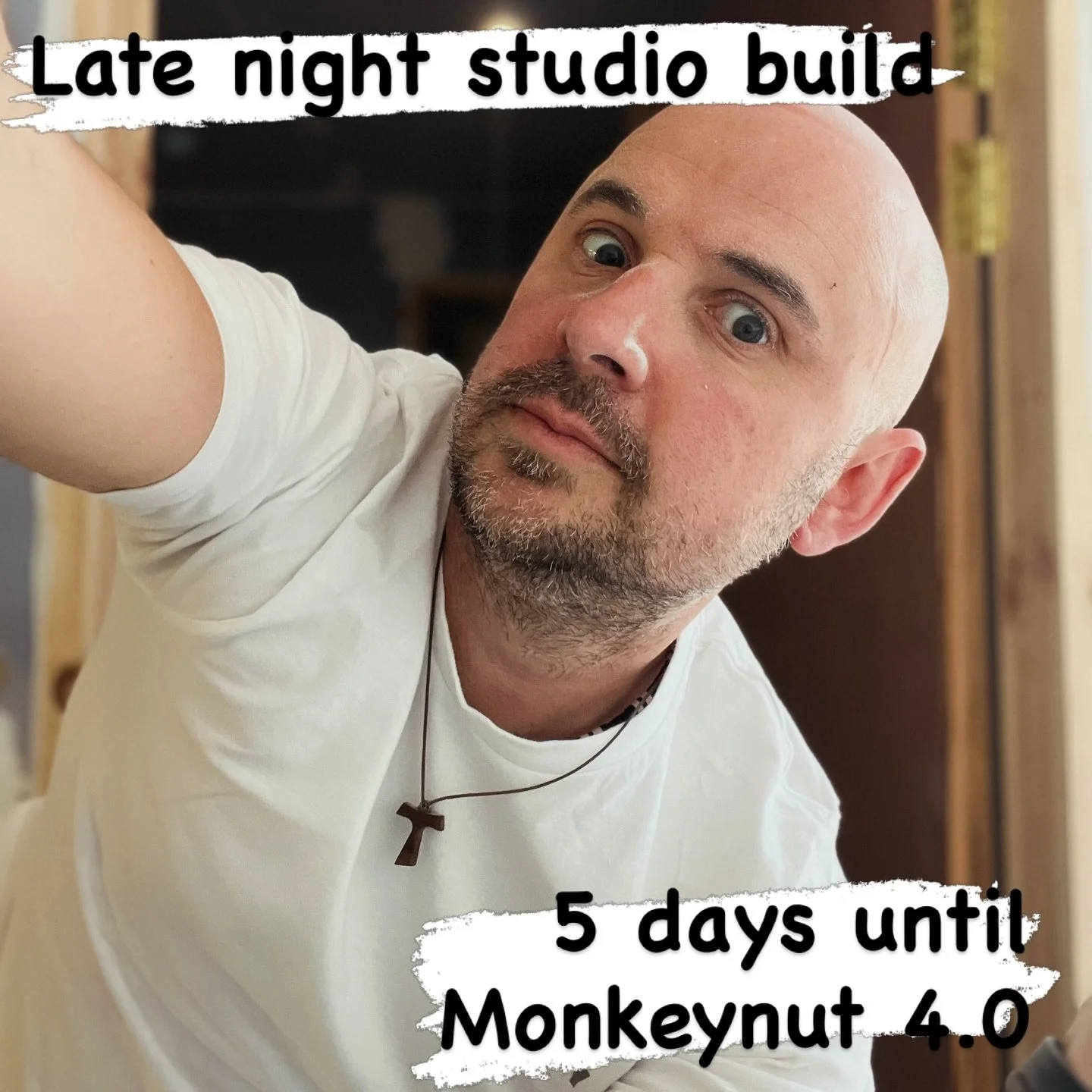 Every 5am start , every 11:30pm finish is worth it as we see this studio coming together . We could not have got even close without help from the Monkeynut team, friends , family and the love of the father ! A lot to do but it&rsquo;s shaping up nice