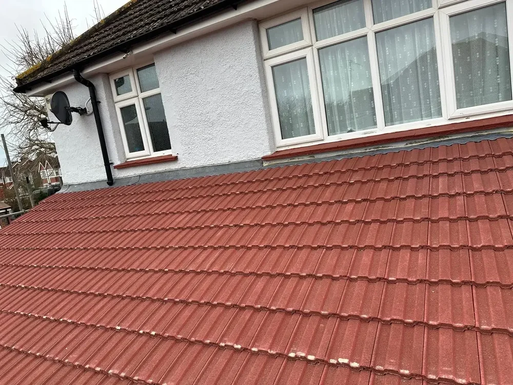 Porch roof completed by Bespoke Roofing in Worthing