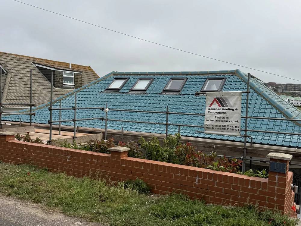Completed tiled roof project in Brighton
