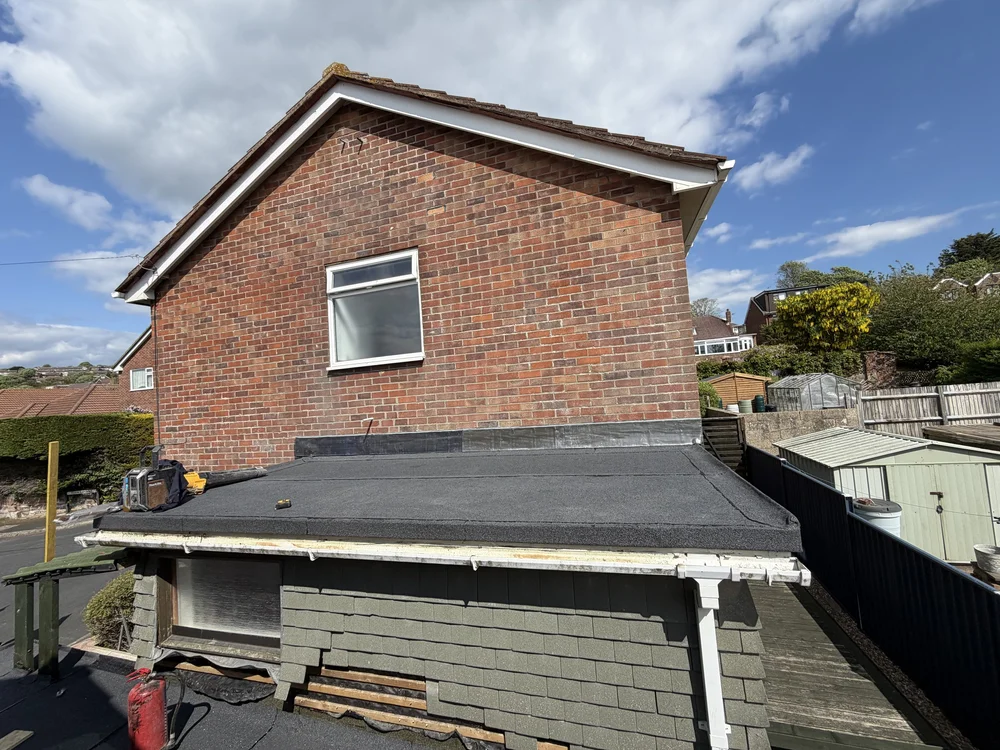 Completed flat roof replacement in Woodingdean, Brighton