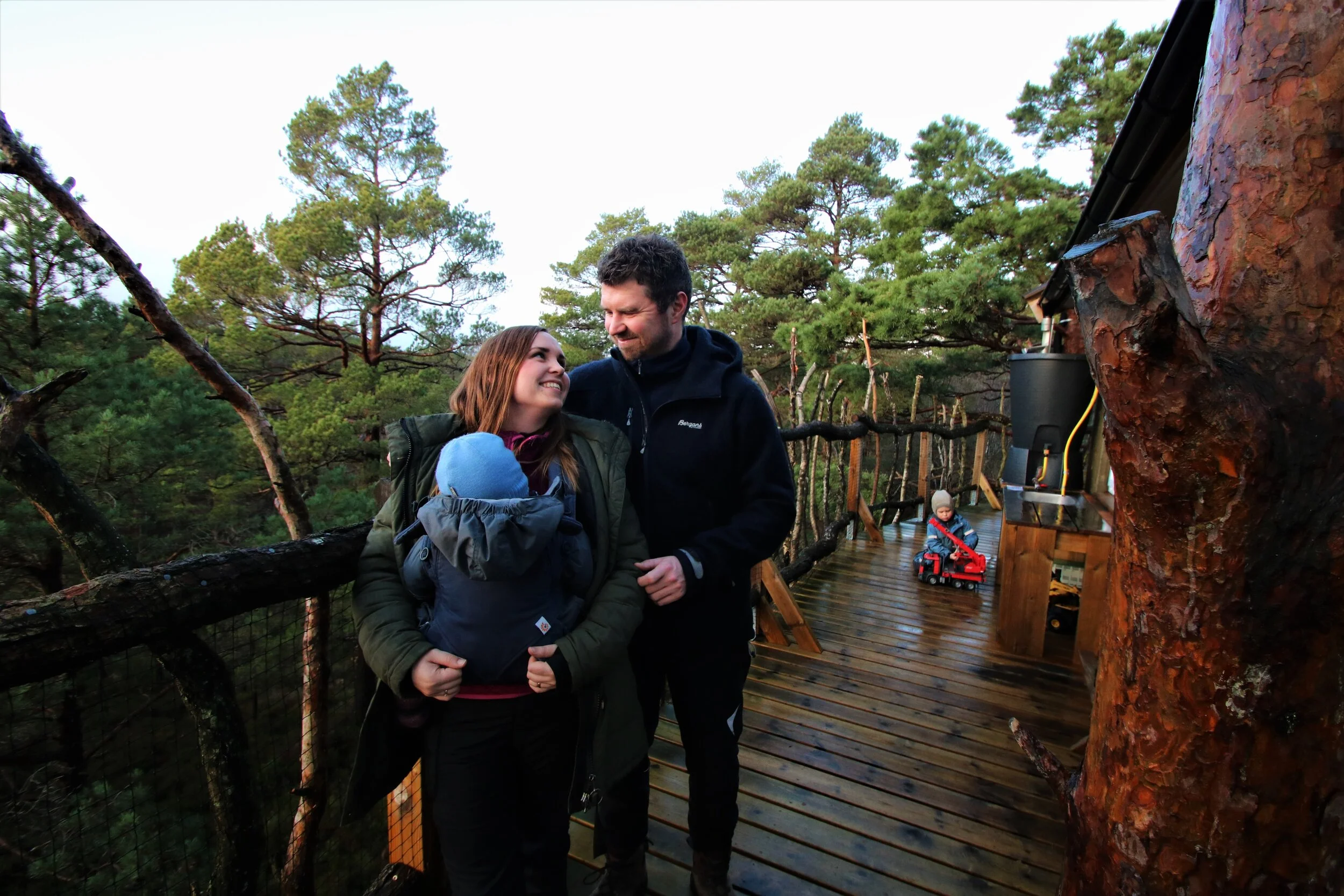 Hyttetur i tretoppene