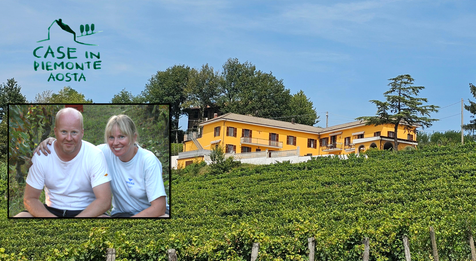 Driv din egen vingård med ferieleiligheter i Piemonte 