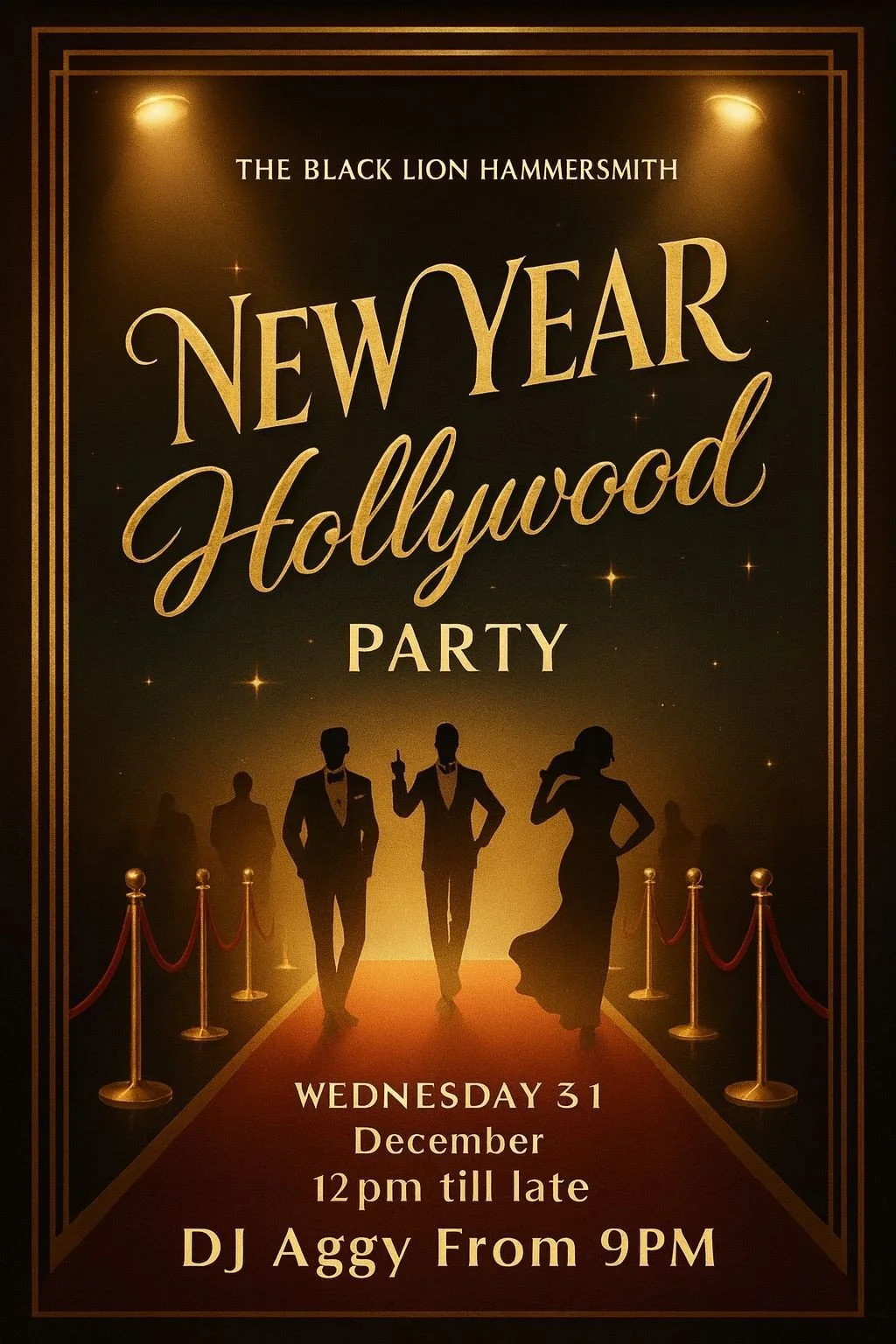 New Year Hollywood Party