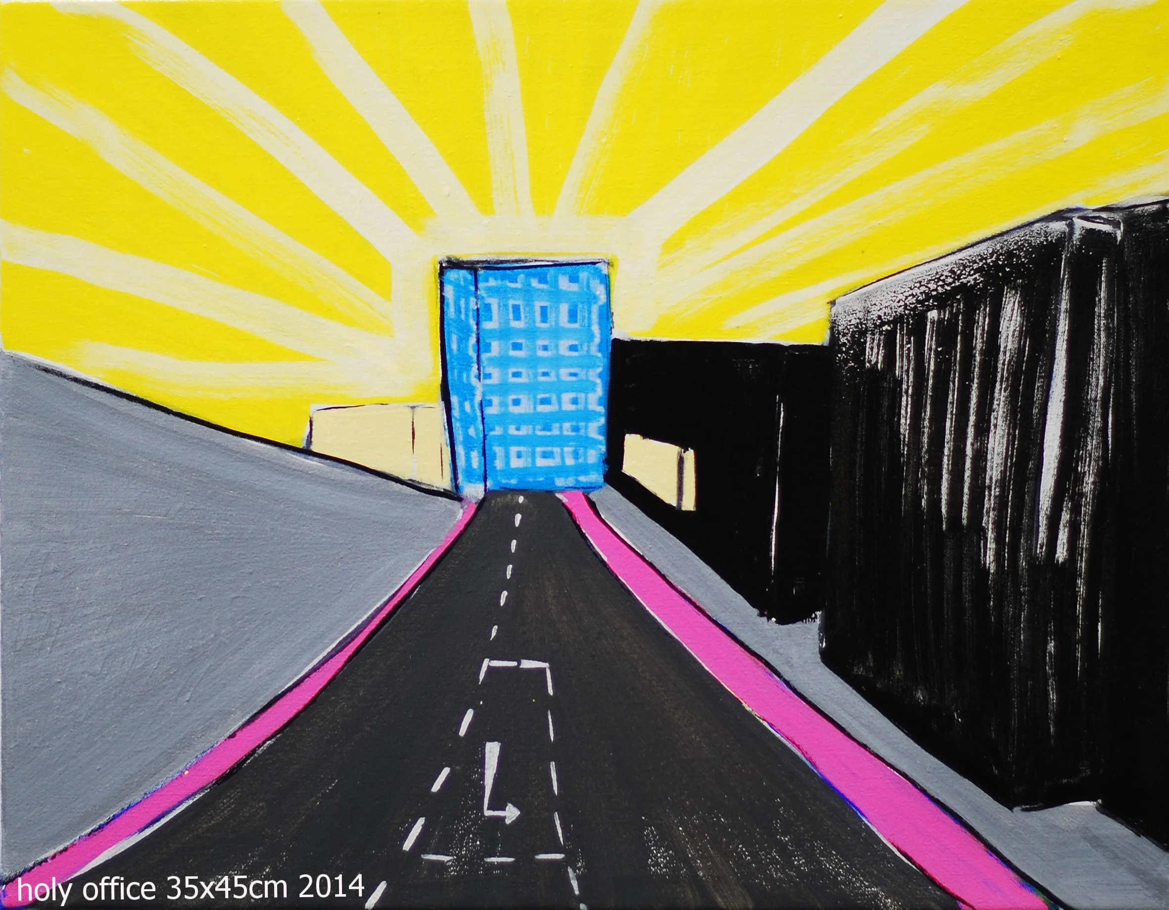 heiliges bürogebäude 45x35cm 2014.JPG