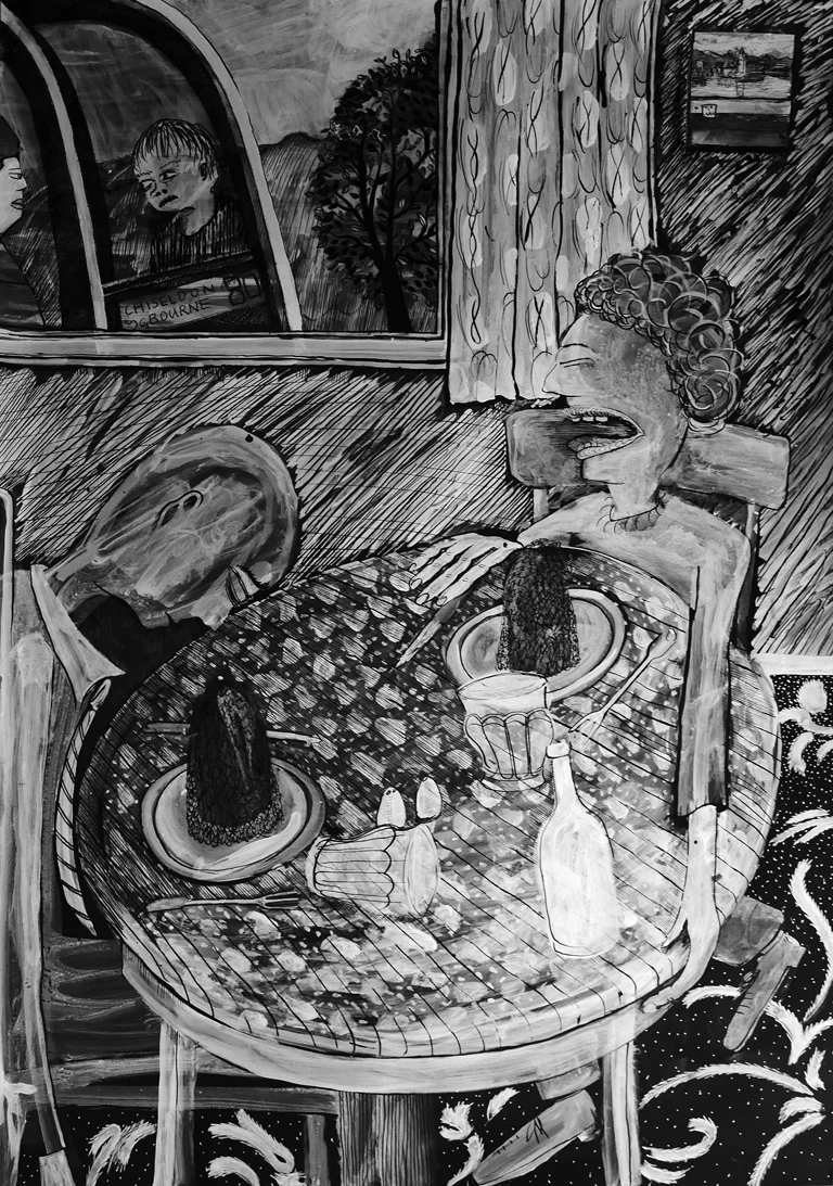 Don't you like my food Englishman