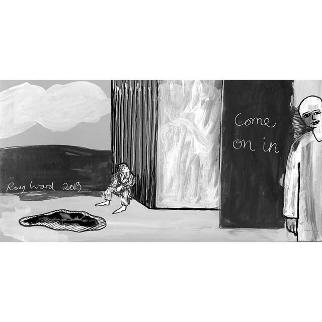 &lsquo;Come On In&rsquo; 
Front cover spread and selected pages.
64 pp b&amp;w paperback book. 
Price &pound;10 + 2.50 p&amp;p. 
Message me for details.
#bookstagram 
#artistbooks 
#inkdrawing 
#blackandwhite 
#shooting 
#yacht
#woman
#hair
#comeonin