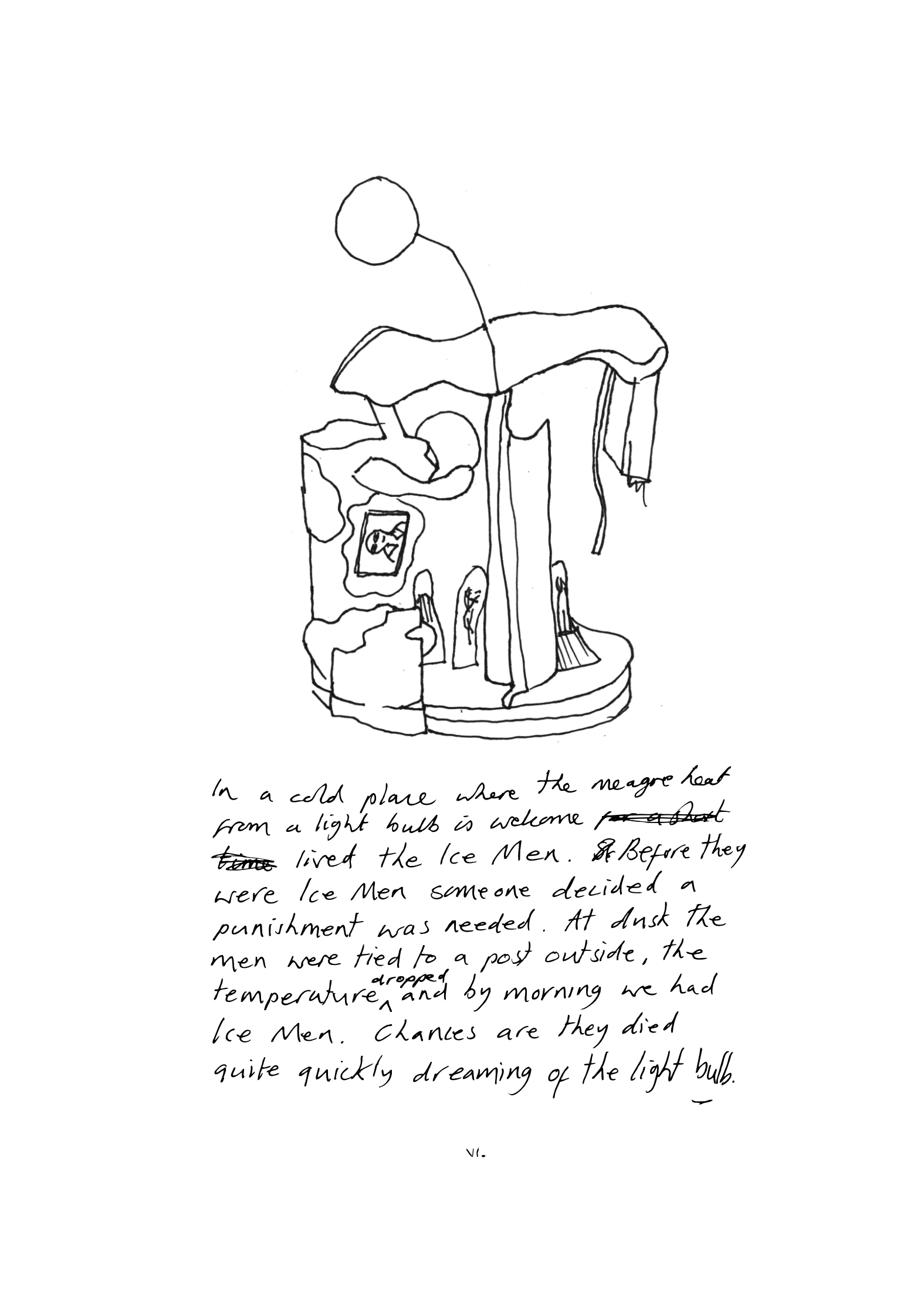 Page from THIS & THAT exhibition booklet