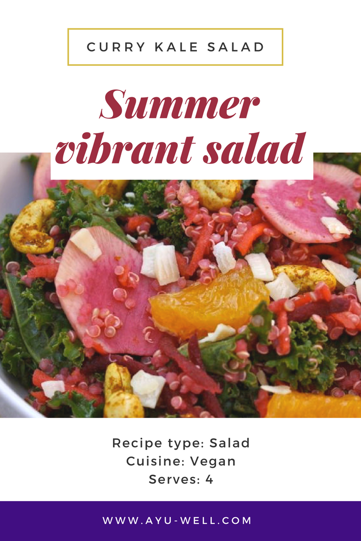 COCONUT CURRY KALE SALAD