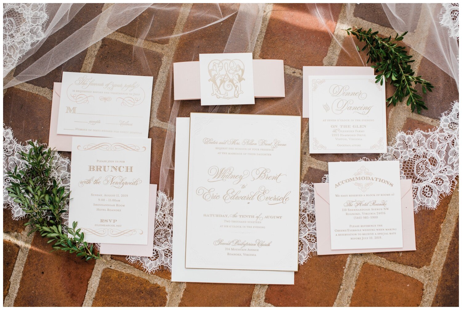 the glen on glenburns farm wedding invitations