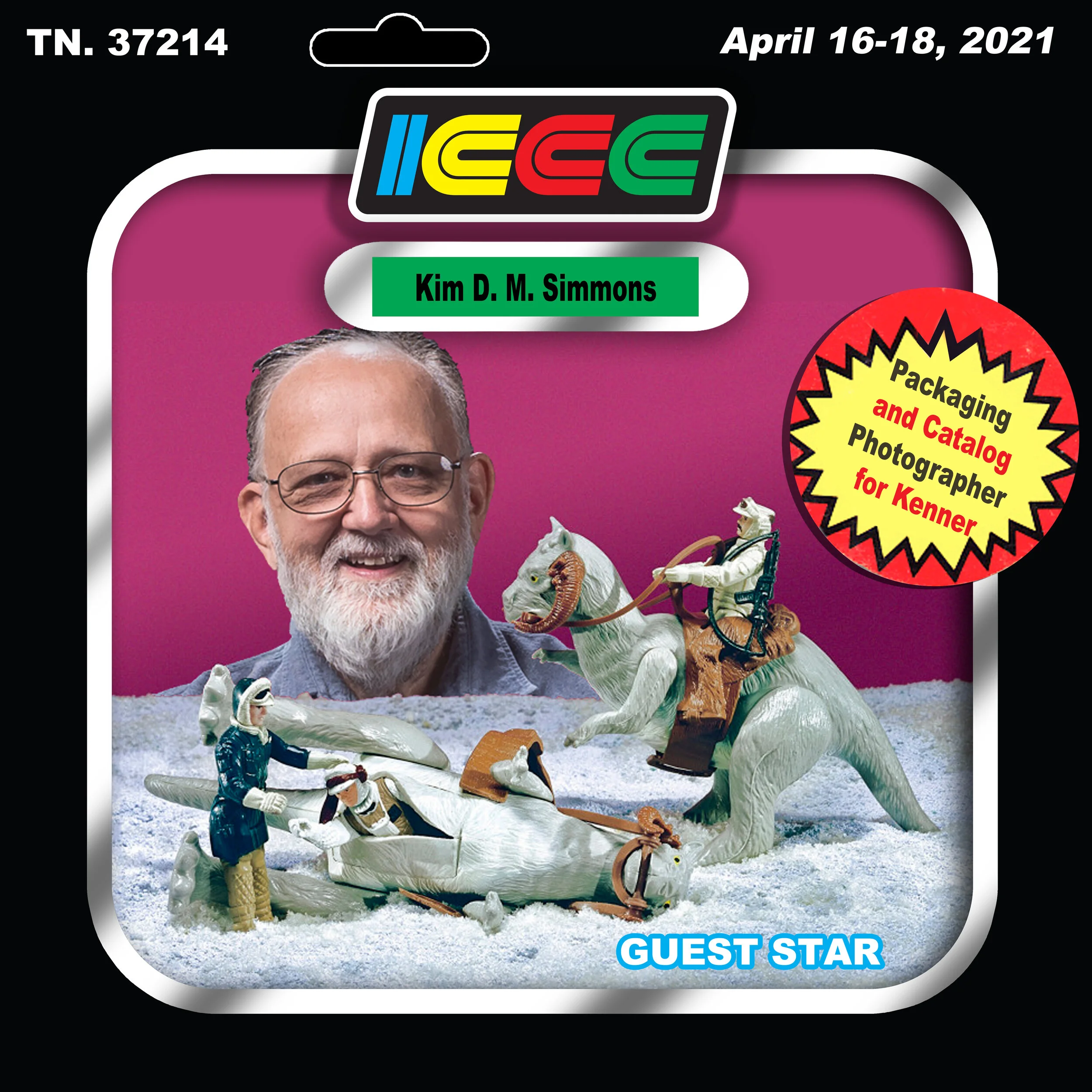 KENNER TOY LINE Packaging and Catalog photographer TO TELL HIS ‘STAR WARS’ STORY AT ICCC 2021