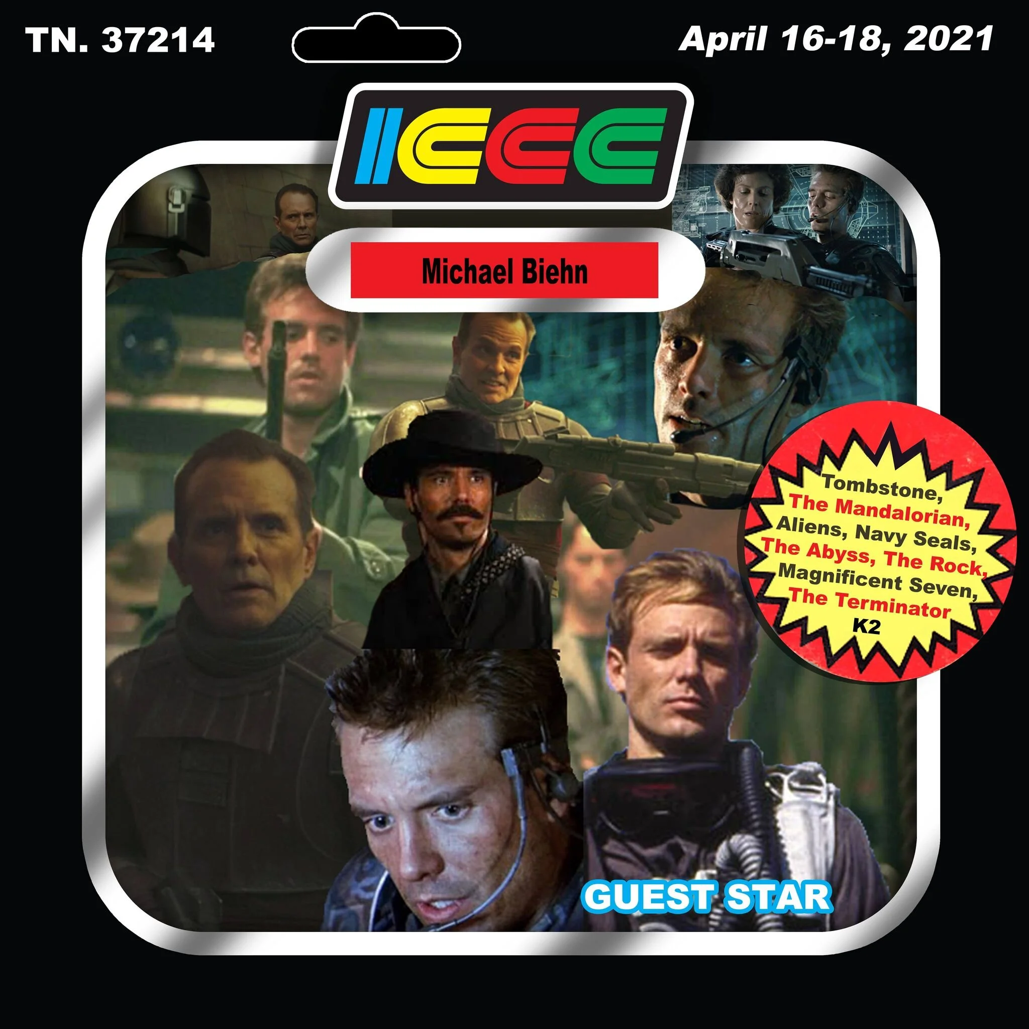 MEET LEGENDARY ‘TERMINATOR’ AND ‘ALIENS’ ACTOR MICHAEL BIEHN AT ICCC 2021