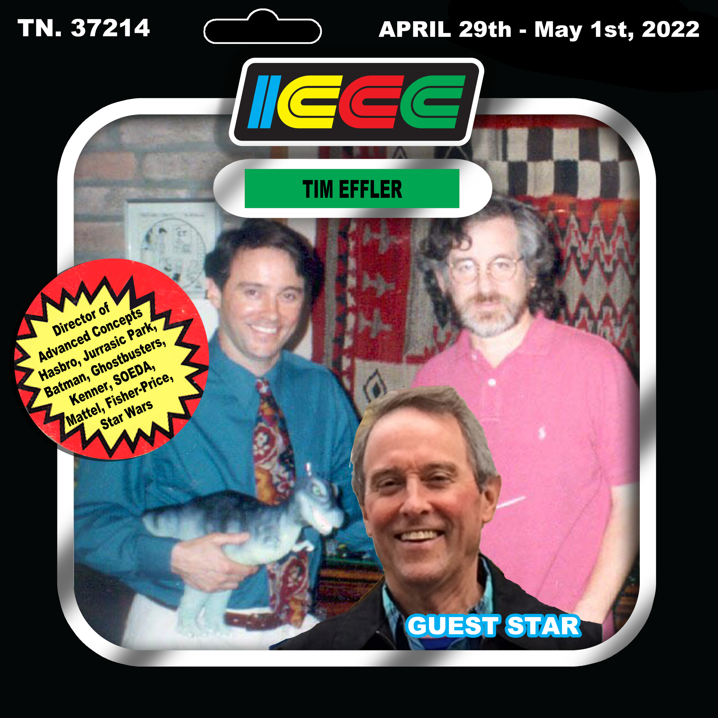 INFLUENTIAL TOY INDUSTRY CREATIVE DEVELOPER TIM EFFLER TO APPEAR AT ICCC 2022