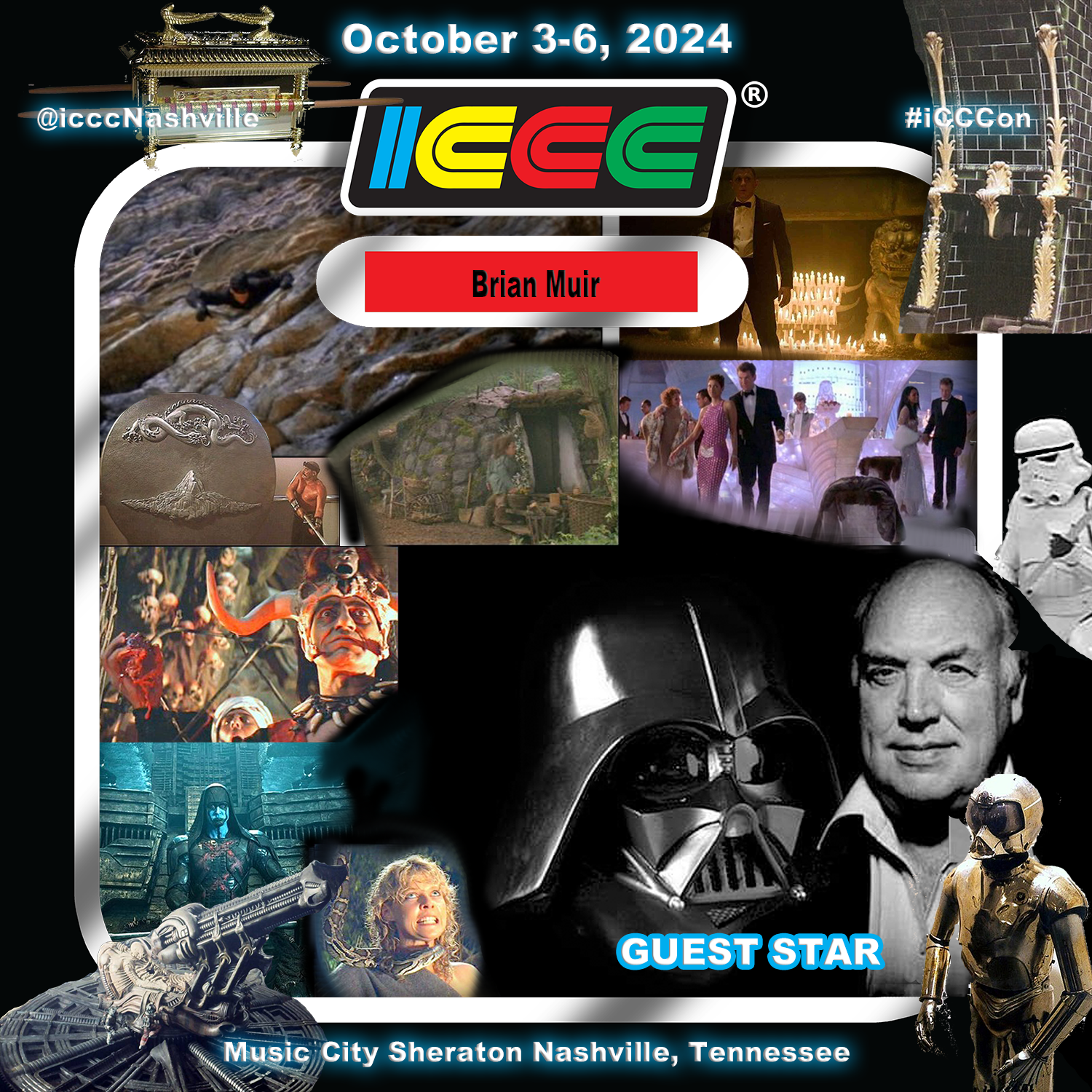 RENOWNED SCI-FI SCULPTOR BRIAN MUIR TO APPEAR AT ICCC 2024