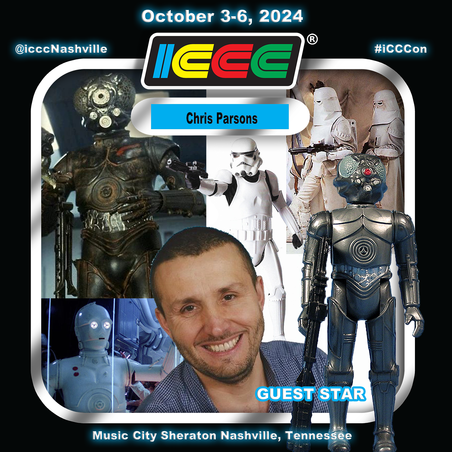 CHRIS PARSONS, STAR WARS ACTING VETERAN, JOINS 2024 GUEST STAR LINEUP