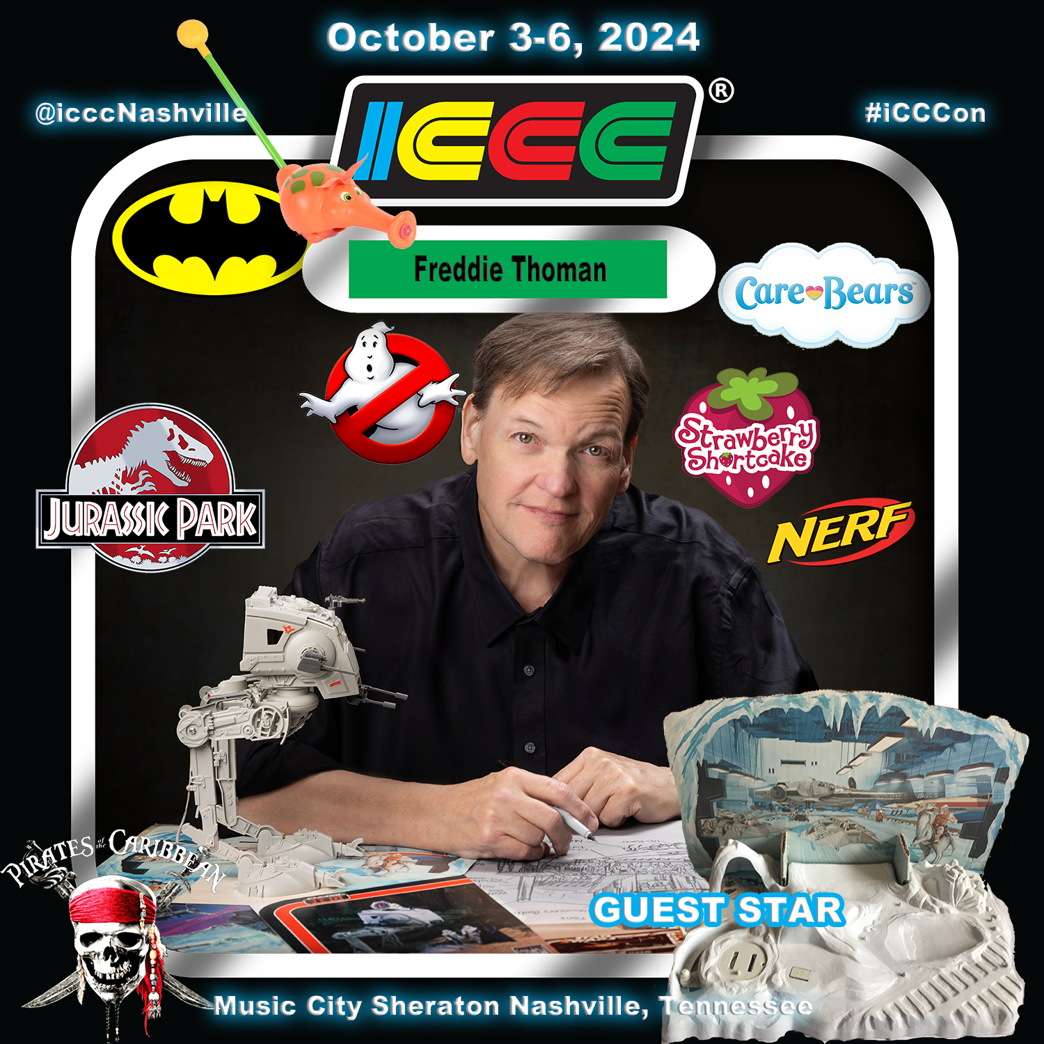 LEGENDARY KENNER TOY DESIGNER FREDDIE THOMAN TO APPEAR AT ICCC 2024