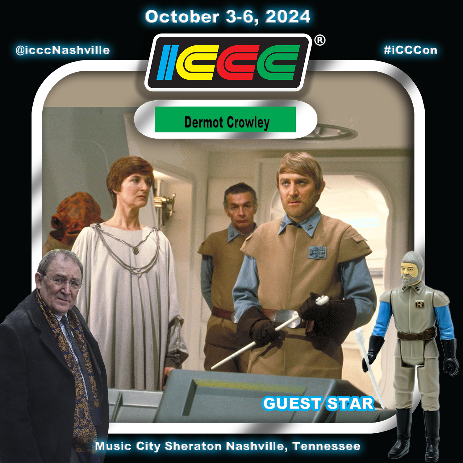 ICCC WELCOMES DERMOT CROWLEY TO ICCC 2024 GUEST STAR LINEUP