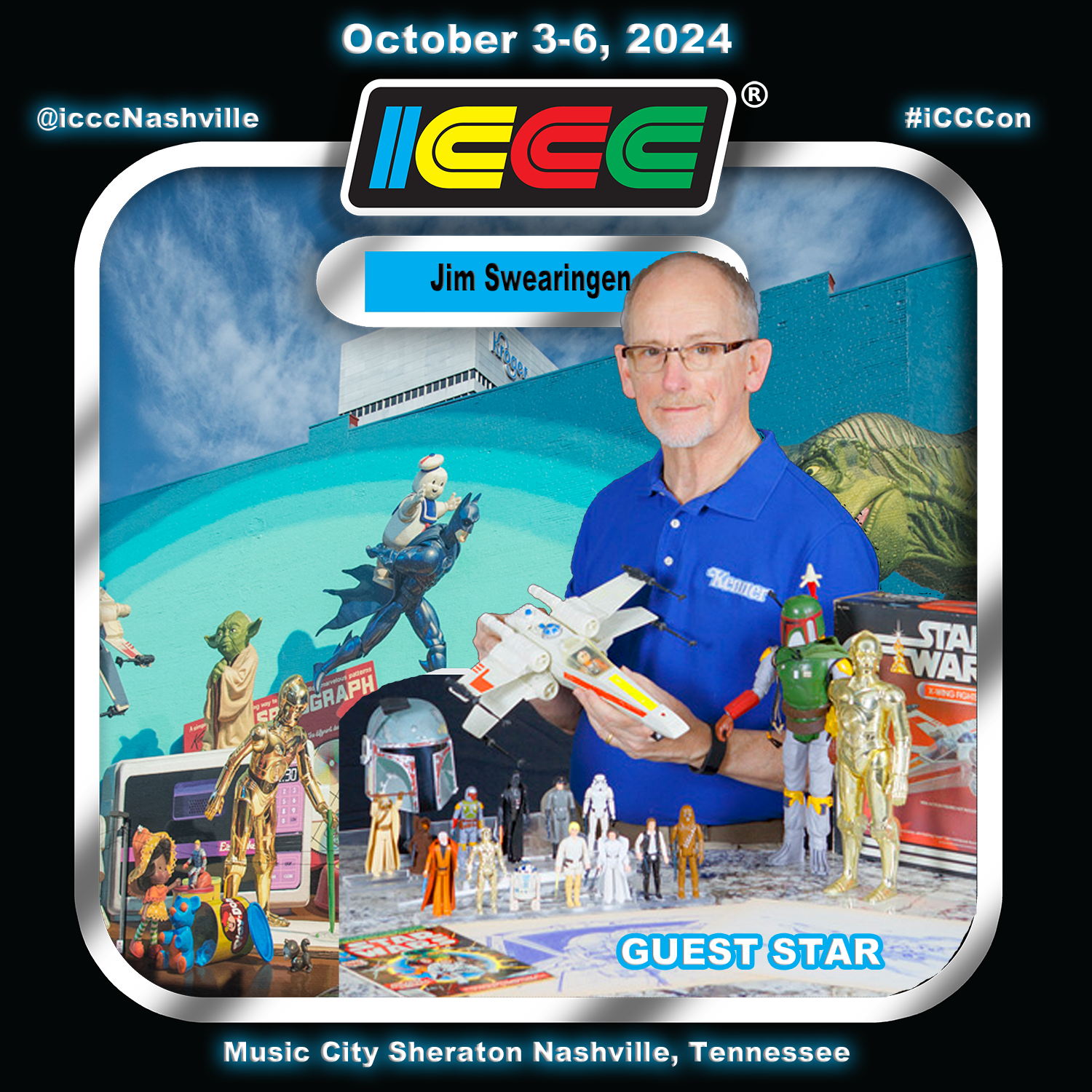 THE LEGENDARY JIM SWEARINGEN, KENNER 'STAR WARS' TOY DESIGNER, RETURNS FOR ICCC 2024