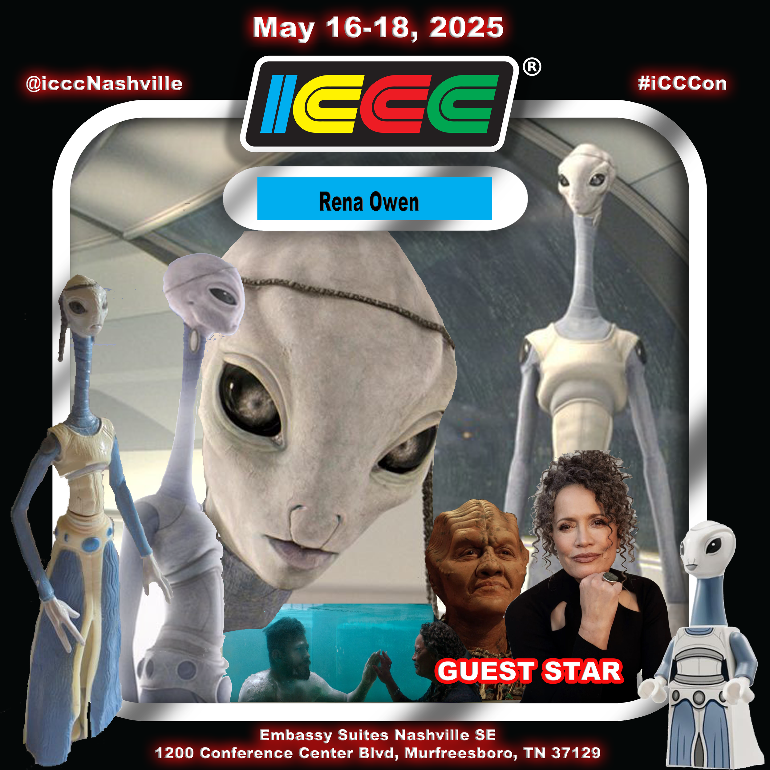 "Master Jedi. The Prime Minister is expecting you." Meet Rena Owen the actress behind Taun We at iccc!